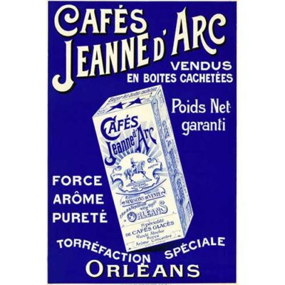 cafe-jd-pub affiche publicité cafés Jeanne d'Arc